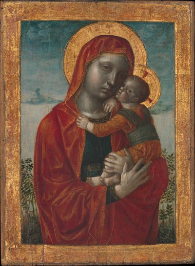 マドンナと子供、ca。 1480。 作： Vincenzo Foppa