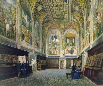 ピッコロミニ図書館、シエナ 作： Vincenzo Marchi