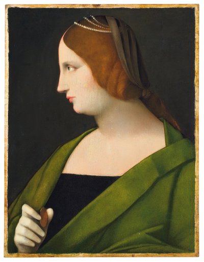 女性の肖像 作： Vincenzo di Biagio Catena