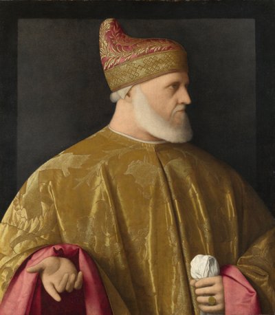 アンドレア・グリッティ、ドージェの肖像、1530年頃 作： Vincenzo di Biagio Catena