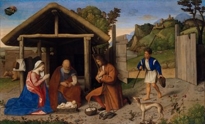 羊飼いの礼拝、おそらく1520年以降。 作： Vincenzo di Biagio Catena
