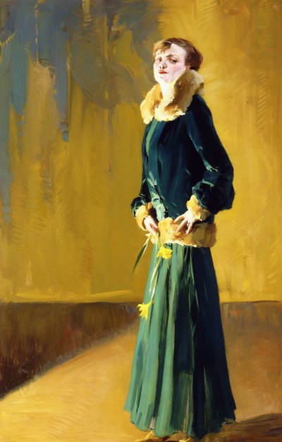 緑の女性 作： Virgilio Constantini