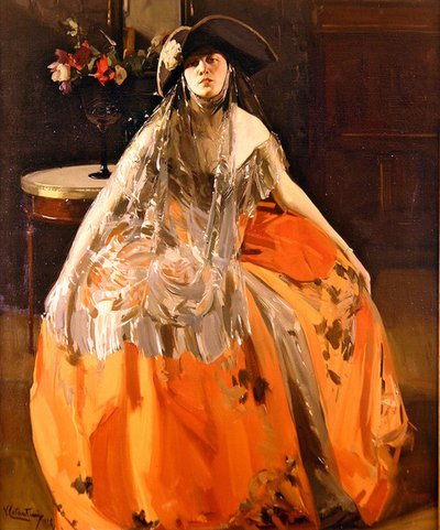 ある女性の肖像 作： Virgilio Constantini