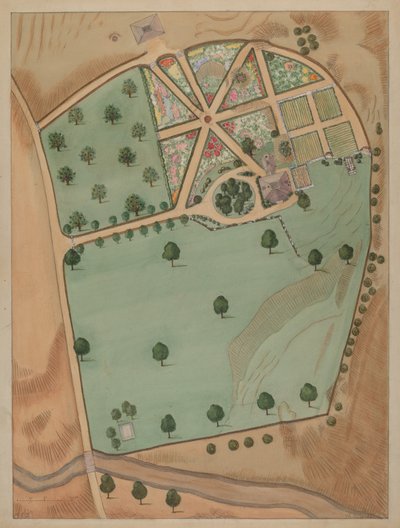 Eliza Jumel Estate, c. 1936. 作： Virginia Richards