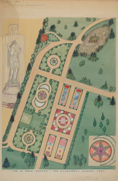 M.ワードエステート、c。 1936年。 作： Virginia Richards