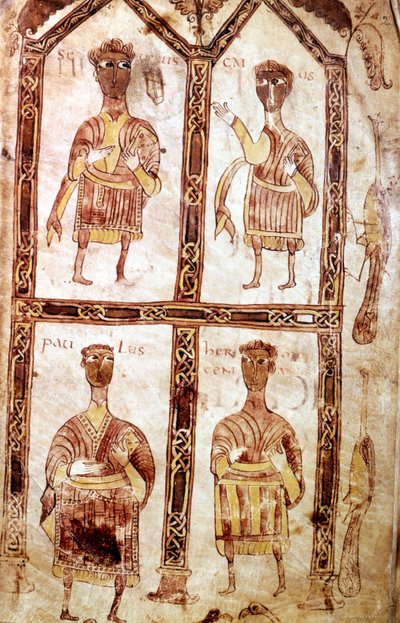 アラリックのブレヴィアリー」506（ベラム）のイラスト 作： Visigothic Visigothic