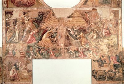 Presépio, Bolonha, Vitale da Bolonha (fresco) 作： Vitale da Bologna