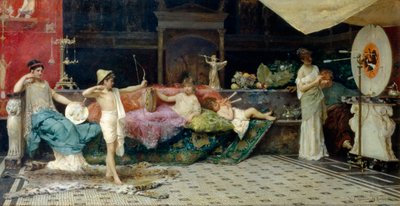 屋内アーチェリーのローマの子供たち 作： Vitorio Capobianchi