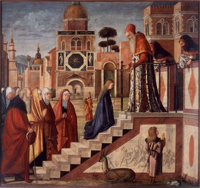 神殿における聖母提示 作： Vittore Carpaccio