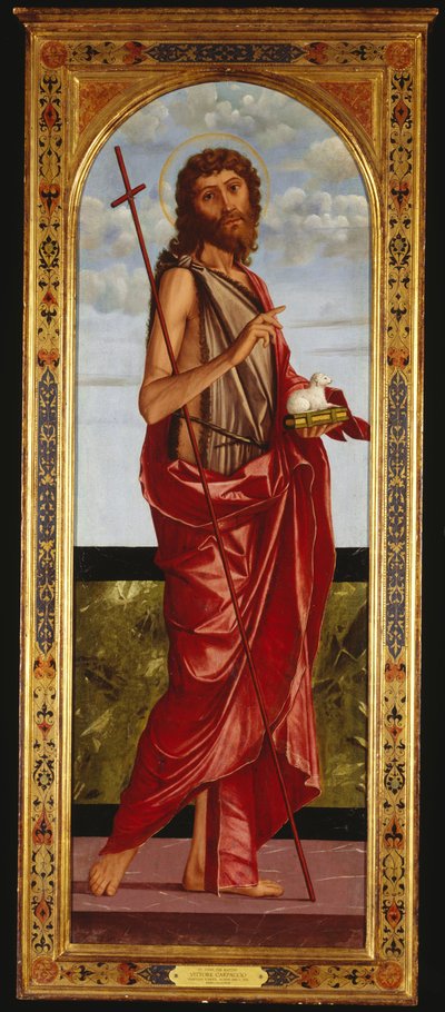 洗礼者聖ヨハネ 作： Vittore Carpaccio