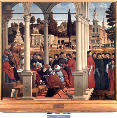 聖ステパノのサンヘドリンの長老たちとの論争 作： Vittore Carpaccio