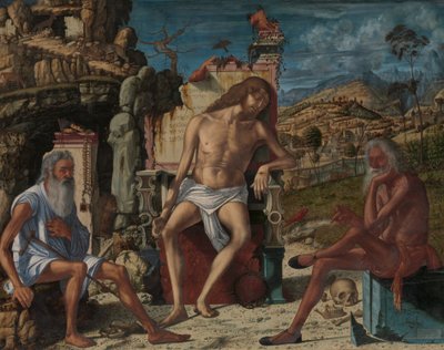 情熱の瞑想、ca。 1490。 作： Vittore Carpaccio