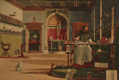 セントオーガスティンのビジョン（スタジオではセントオーガスティンとも呼ばれます） 作： Vittore Carpaccio