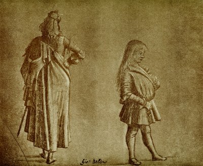 若者と少年 作： Vittore Carpaccio