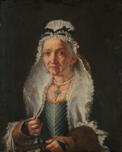 老婦人の肖像 作： Vittore Ghislandi (circle of)