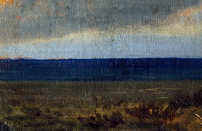 Vittorio Avondo (1836-1910) 画「海の青い空」 作： Vittorio Avondo