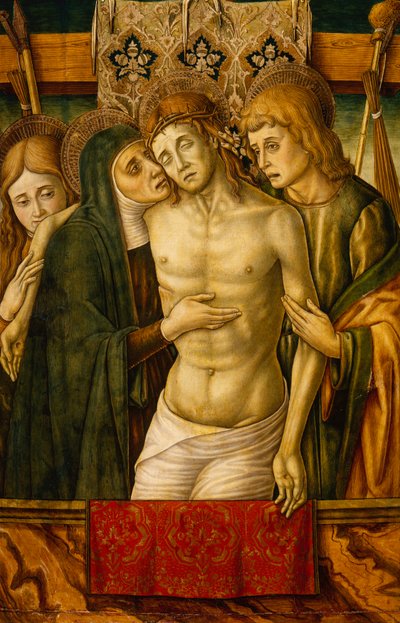 嘆き（キャンバスに油彩） 作： Vittorio Crivelli