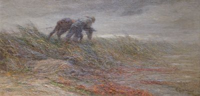 厳しい風が彼の胸を打ち砕いた 作： Vittorio Guaccimanni