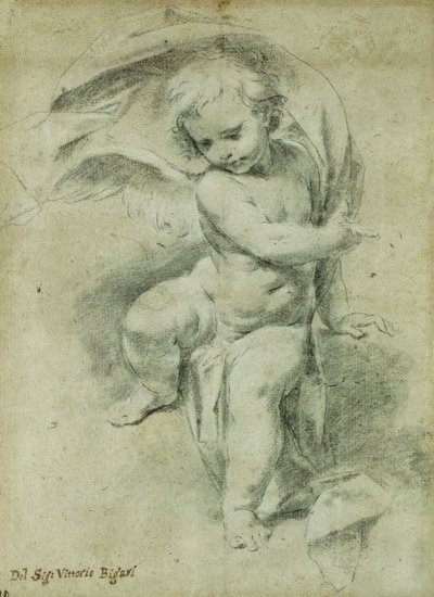 天使、 作： Vittorio Maria Bigari