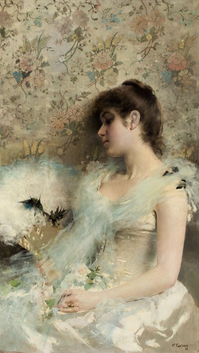 ハチドリ、1883年。 作： Vittorio Matteo Corcos