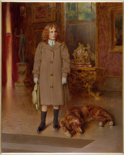 犬とのメミ 作： Vittorio Matteo Corcos