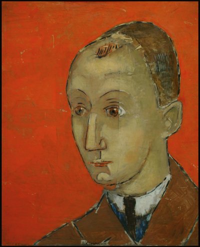 自画像、1920 年代。 作： Vladimir Alexeevich Komarovsky