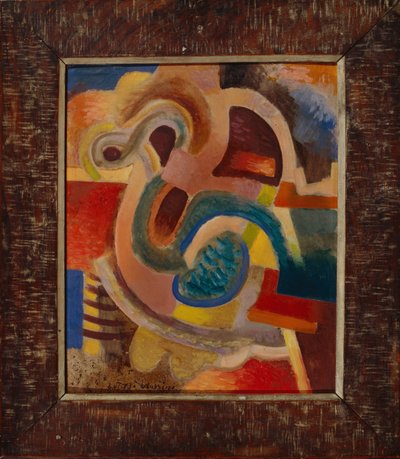 抽象的構成第8号、1913年 作： Daniel Vladimir Baranoff Rossine