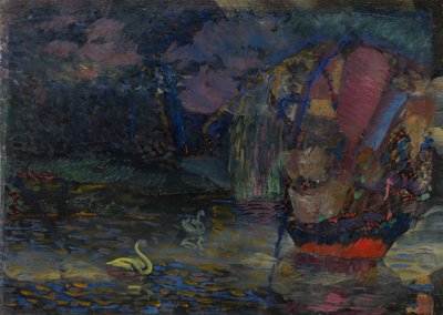 フェアリーレイク、1909〜1910年 作： Daniel Vladimir Baranoff Rossine