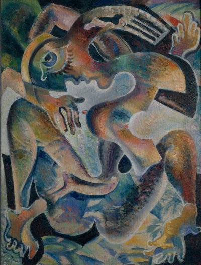 抽象化におけるヌード、1926年 作： Daniel Vladimir Baranoff Rossine