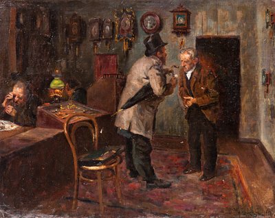 宝石商で、1917 作： Vladimir Egorovic Makovsky