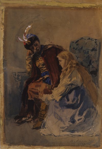 マリアとマゼパ、1892 作： Vladimir Egorovic Makovsky