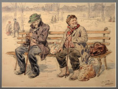 ペシミストとオプティミスト、1893-1919 作： Vladimir Egorovic Makovsky