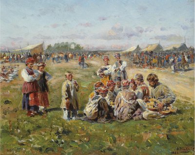 ビレッジフェア、1882年 作： Vladimir Egorovic Makovsky