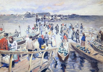 スイカの運搬 作： Vladimir Egorovic Makovsky