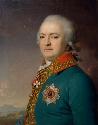 アレクサンドルヴァシリエヴィチポリカルポフの肖像1753-1811、1796 作： Vladimir Lukich Borovikovsky