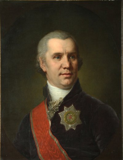 1804年以前のアレクセイキプリアンロコソフスキの肖像 作： Vladimir Lukich Borovikovsky