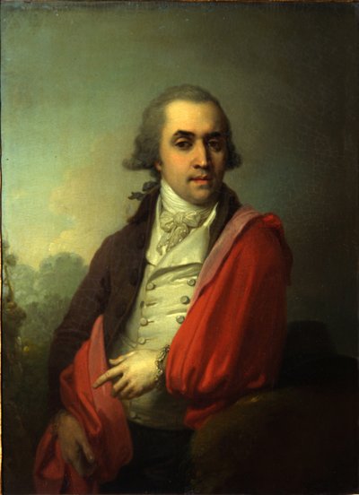 Ardalion Alexandrovich Torsukovの肖像、1795 作： Vladimir Lukich Borovikovsky