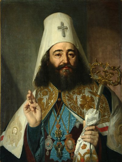 すべてのジョージア州アントン2世のカトリコス家父長の肖像1788-1811、1811 作： Vladimir Lukich Borovikovsky