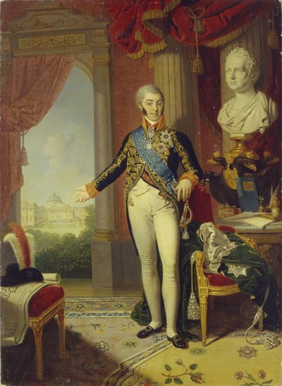 ニコライ・ペトロヴィッチ・シェレメーチエフ1751-1809、1819年の肖像 作： Vladimir Lukich Borovikovsky