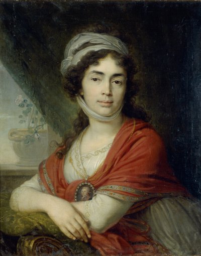 マリアマルファドミトリエフナドゥニーナの肖像、Nee Norova、1799 作： Vladimir Lukich Borovikovsky