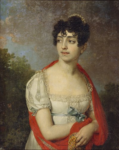 マリアフィオドロフナバリャチンスカヤ王女の肖像、1807 作： Vladimir Lukich Borovikovsky