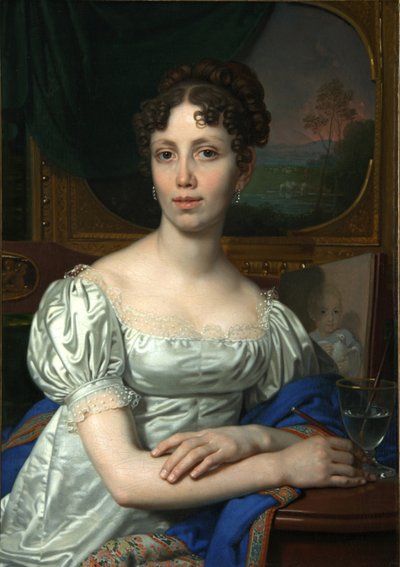 エカテリーナ・ウラジミロフナ・ロジャンコの肖像、1821年 作： Vladimir Lukich Borovikovsky