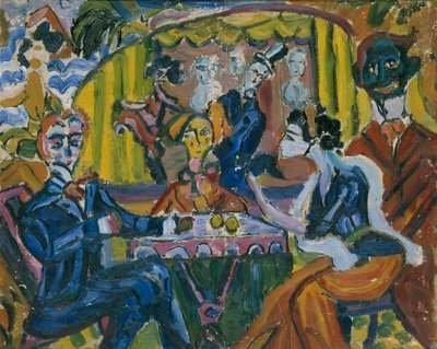 サンクトペテルブルクの野良犬キャバレー、1910年代 作： Vladimir Vladimirovich Dmitriyev