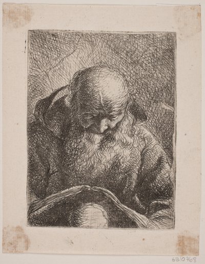 老人読書 作： W.A. Müller
