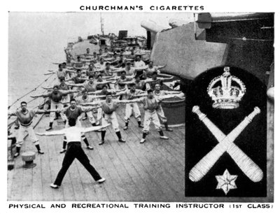 フィジカル＆レクリエーショントレーニングインストラクター、ファーストクラス、1937年。 作： WA and AC Churchman