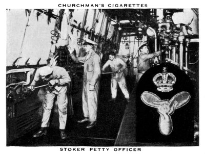 ストーカー・ペティ・オフィサー、1937年。 作： WA and AC Churchman