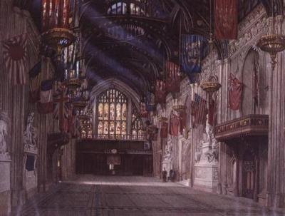ギルドホールの内部 作： W.D. Radcliffe Beresford