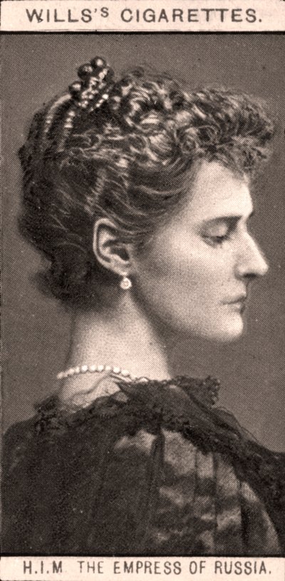 彼のロシア皇后、1908年。 作： WD and HO Wills