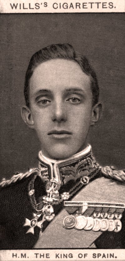 HMスペイン王、1908年。 作： WD and HO Wills