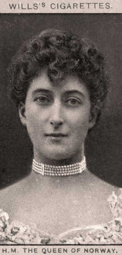 HMノルウェーの女王、1908年。 作： WD and HO Wills